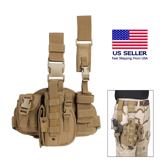 Tactical Leg Gun Holster – Multi-Function Camouflage Hunting Gear