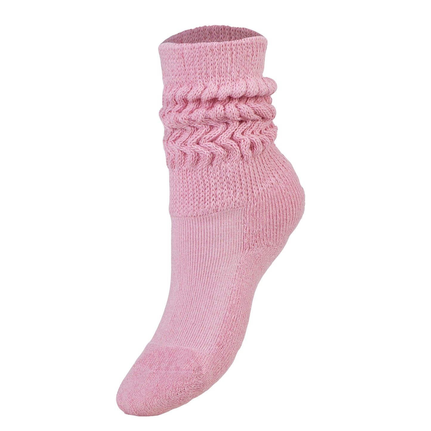 Kids Knee High Slouch Socks - Cotton Scrunch Socks, 1 Pair, Ages 3-15