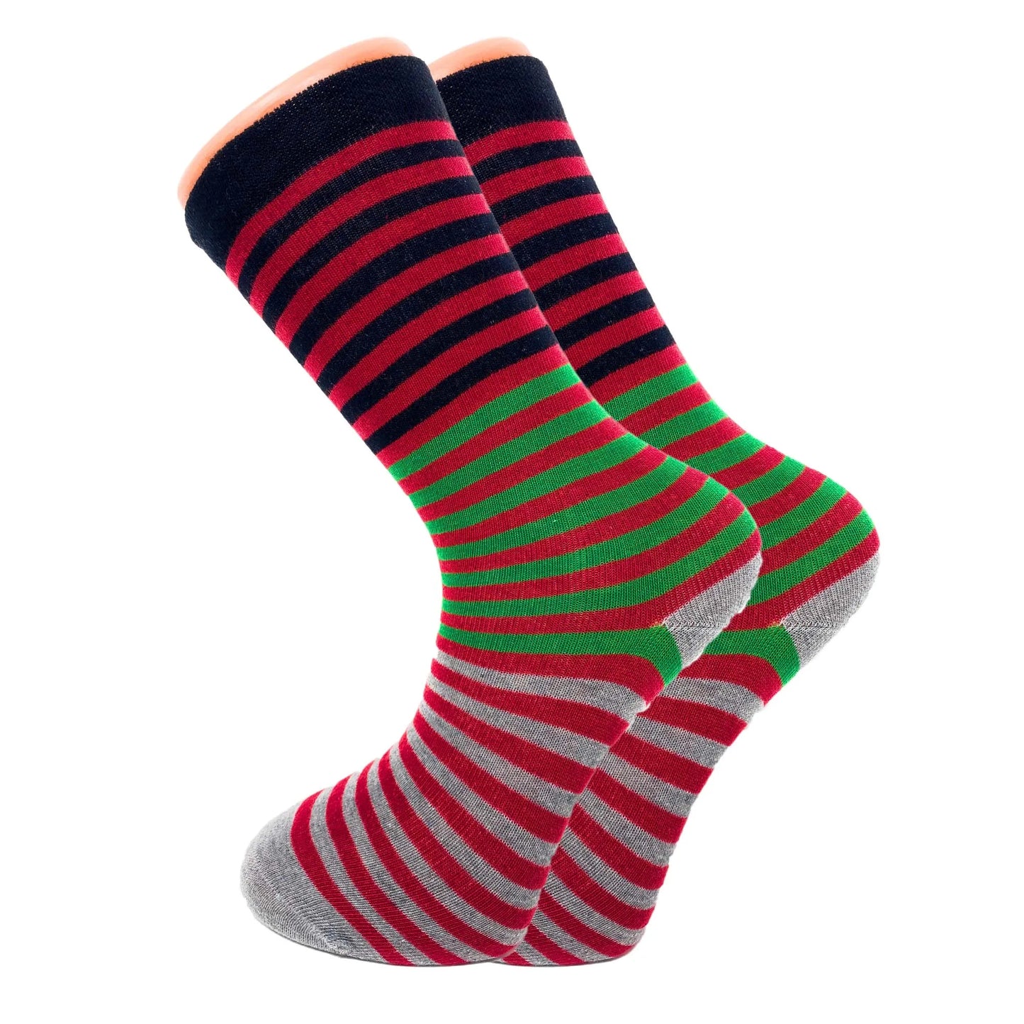 Colorful Funny Cotton Crew Dress Socks 6 Pairs Novelty Socks