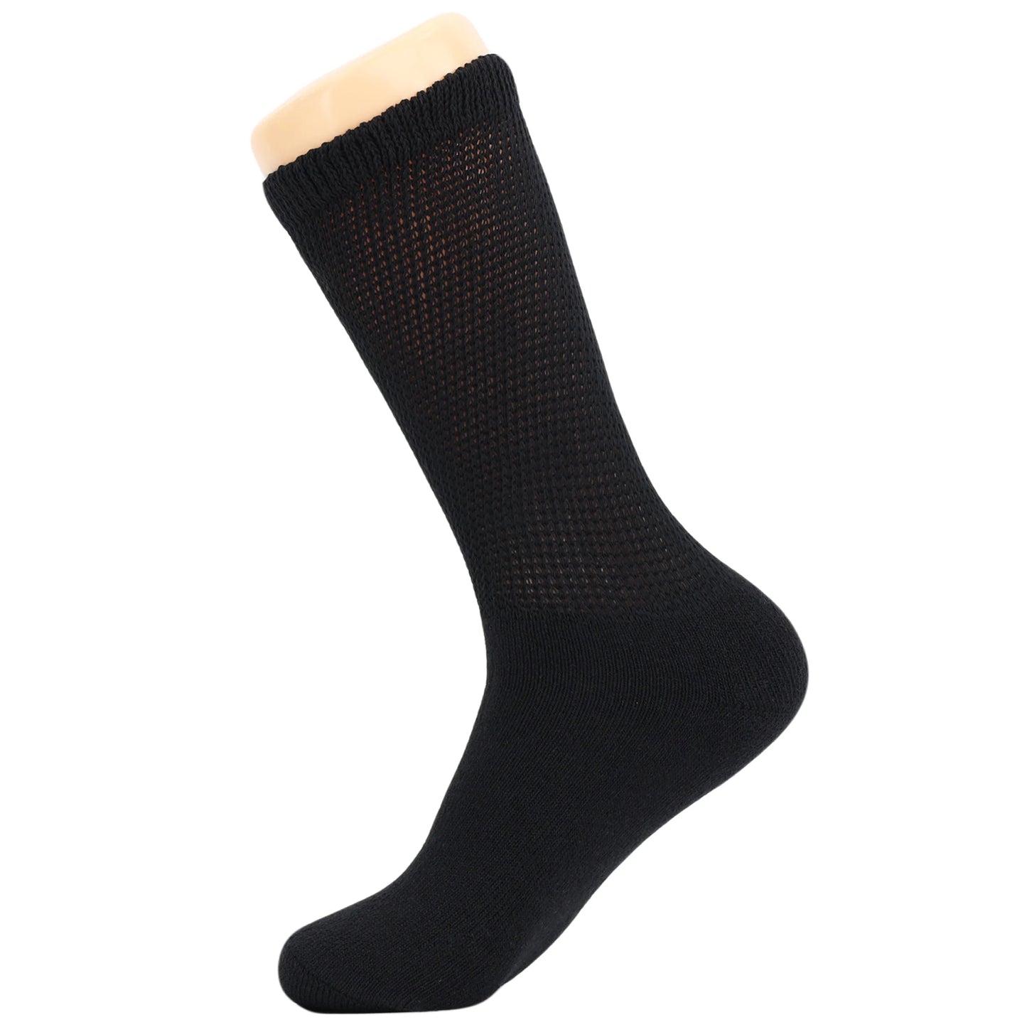 Diabetic Crew Loose Fit Socks with Non Binding Top 3 Pairs