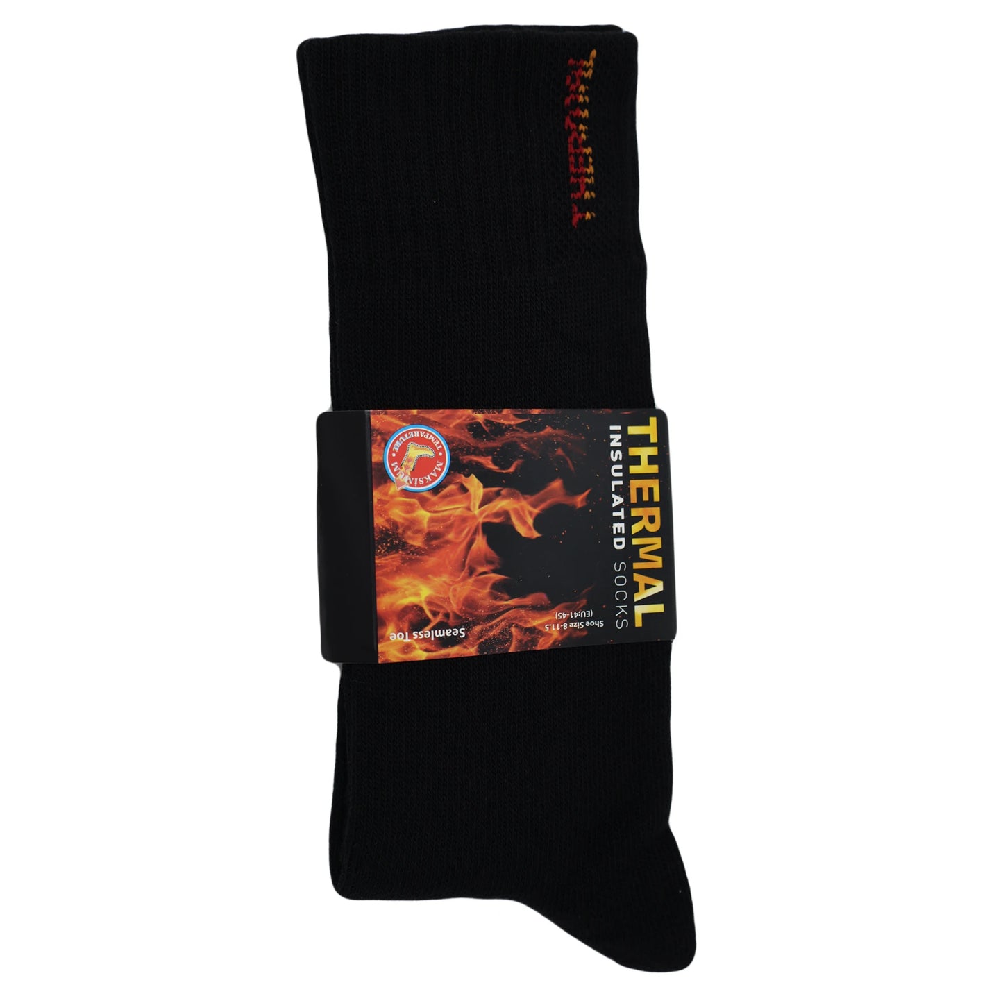 Thermal Insulated Socks for Men, Reinforced Heel, 1 Pair, Shoe Size 8-11.5