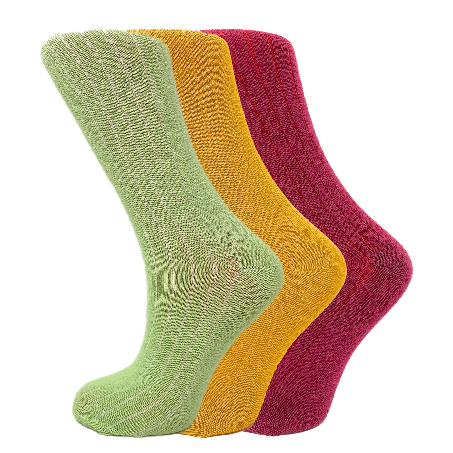 Mid-Calf Cotton Crew Socks for Women, 3 Pairs, Soft and Breathable