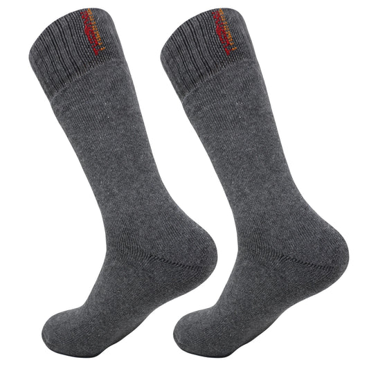 Men's Thermal Insulated Socks, Reinforced Toe and Heel, 3 Pairs, Size 8-11.5