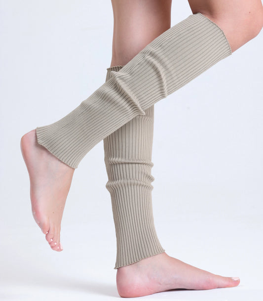 Retro Style Knitted Leg Warmers - Baggy Boot Socks, Knee Length, 1 Pair