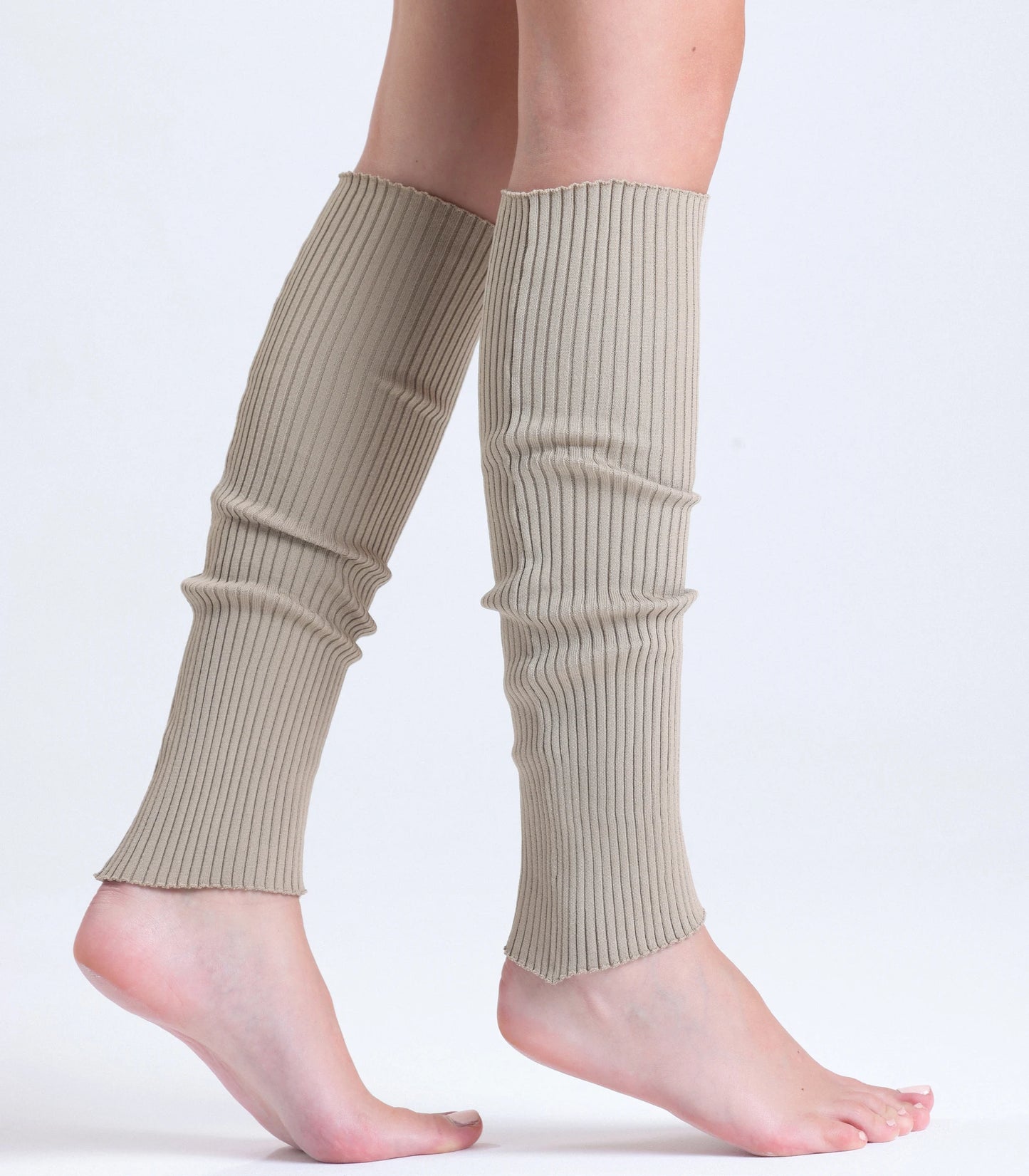 Retro Style Knitted Leg Warmers - Baggy Boot Socks, Knee Length, 1 Pair