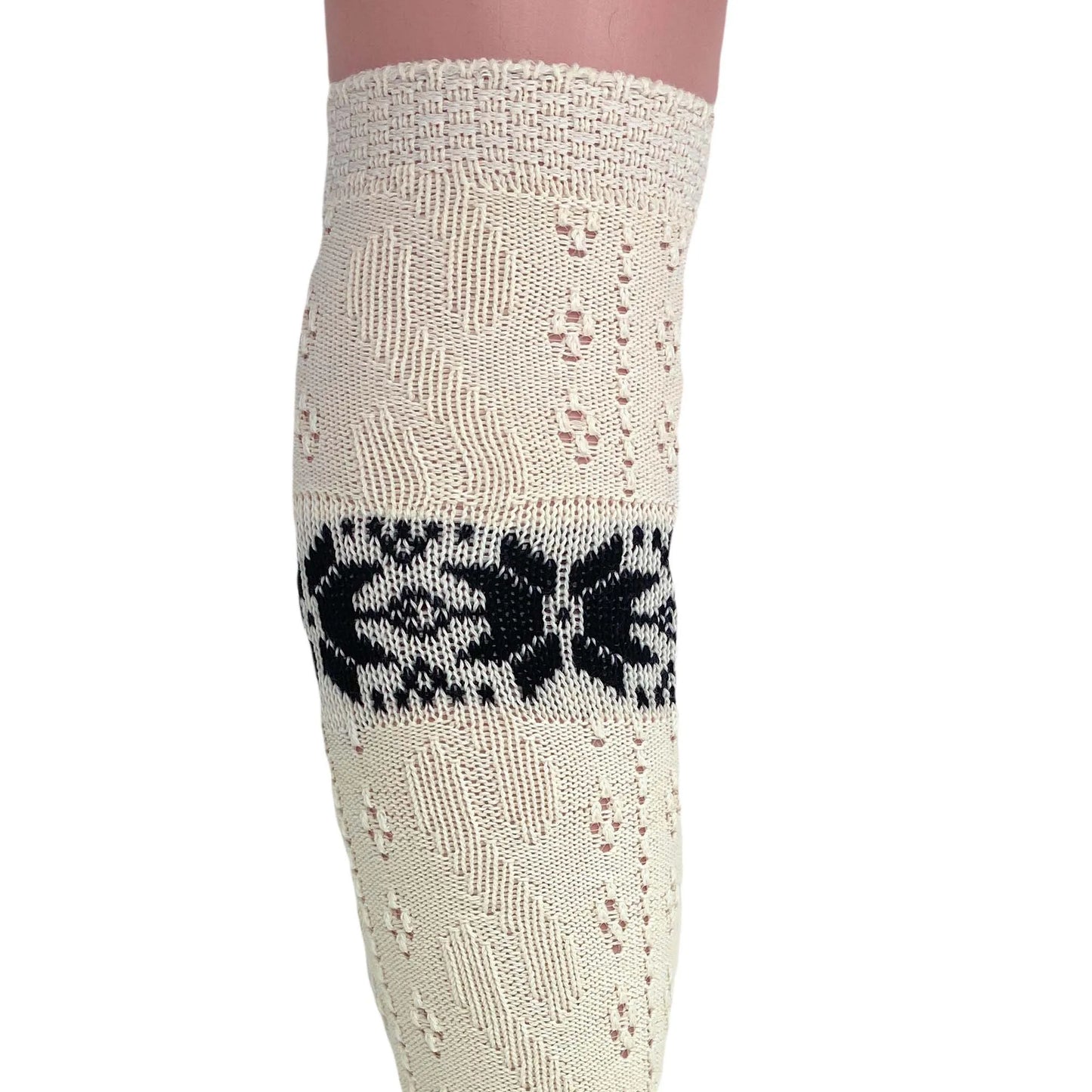 Cotton Knee High Knitted Socks for Women 1 Pair