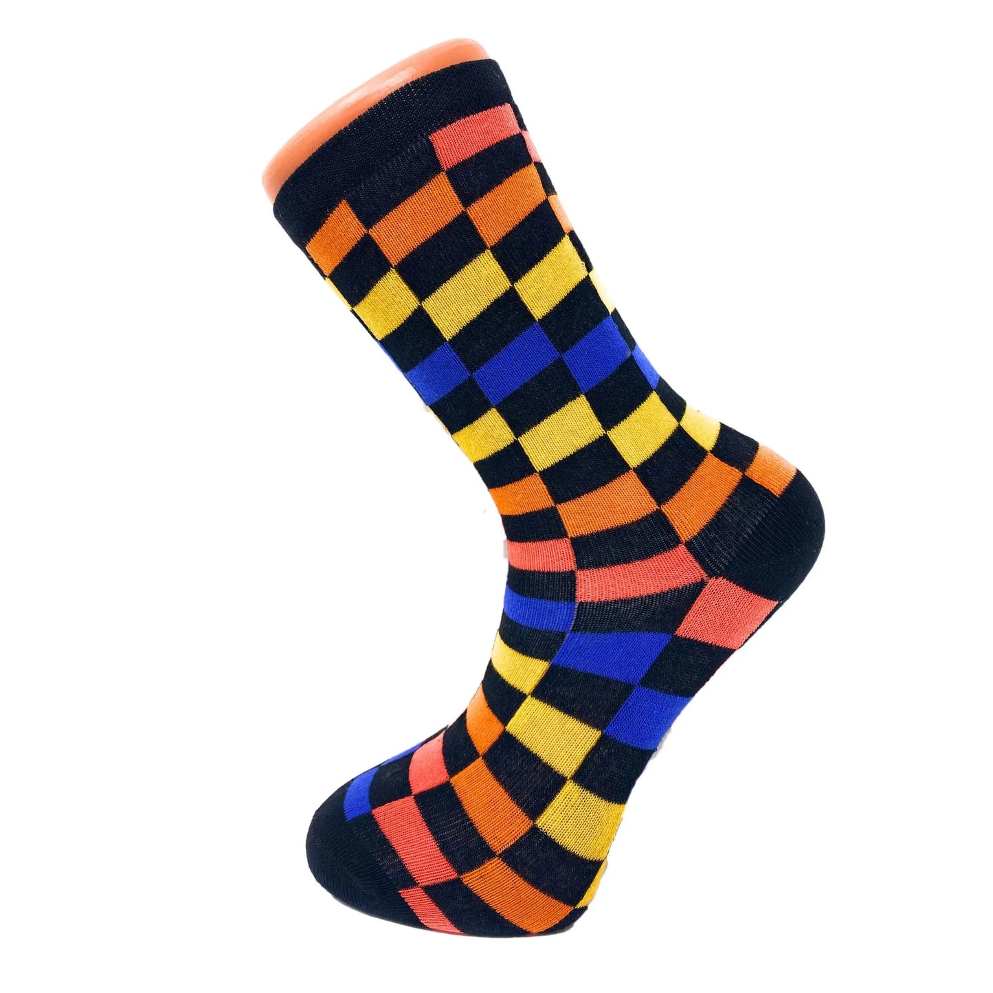 Novelty Colorful Funny Cotton Crew Dress Socks 3 Pairs