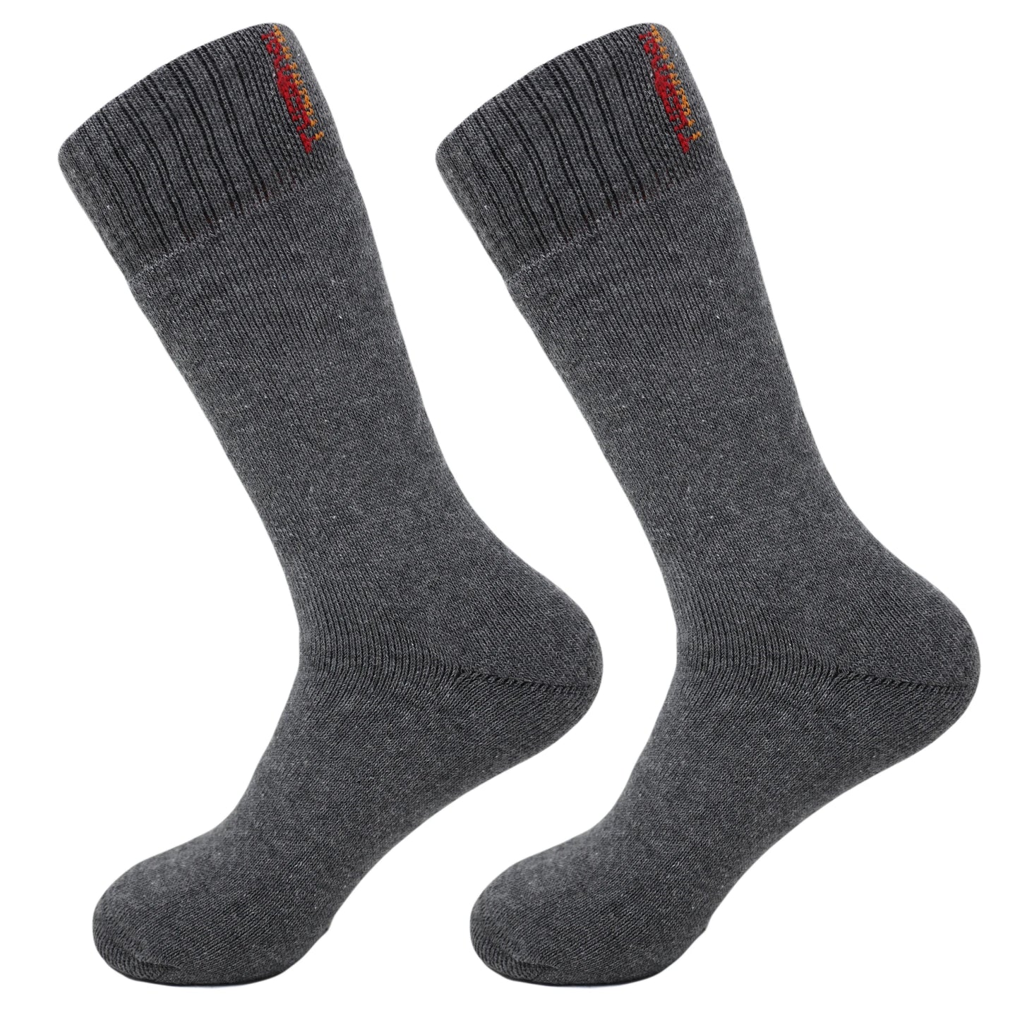 Men's Thermal Insulated Socks, Reinforced Toe and Heel, 3 Pairs, Size 8-11.5