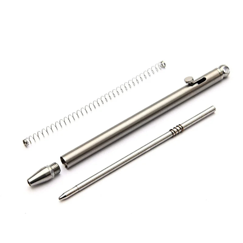 Portable Titanium Mini Pen EDC Keychain Gadget Outdoor Camping Tool - 1pc