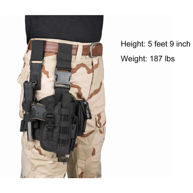 Tactical Leg Gun Holster – Multi-Function Camouflage Hunting Gear