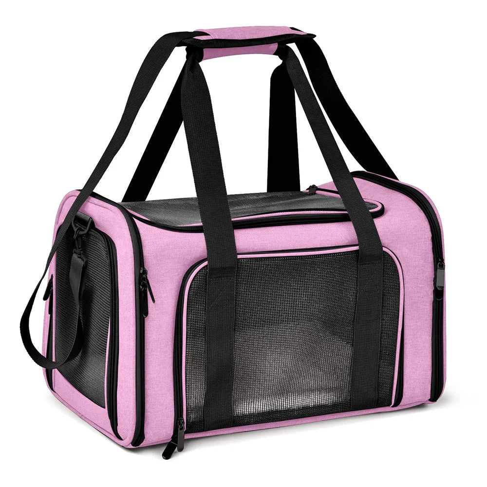 Airline Approved Soft-Sided Pet Carrier for Small Dogs & Cats – Travel Bag