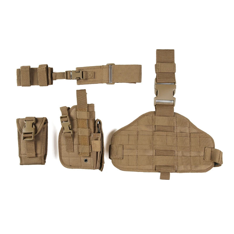 Tactical Leg Gun Holster – Multi-Function Camouflage Hunting Gear