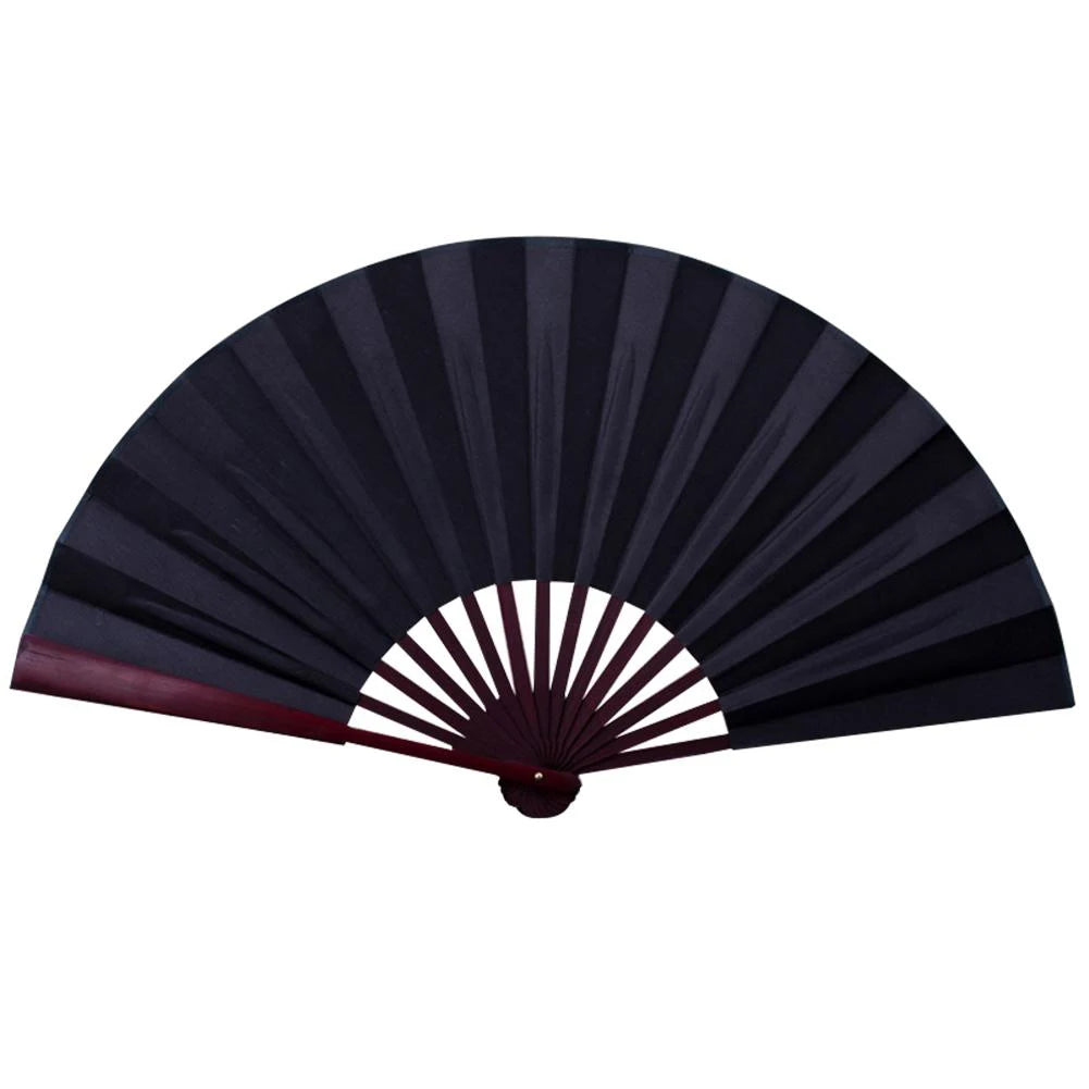 10/13 Inch DIY Silk Cloth Folding Fan – Bamboo Hand Fan for Calligraphy & Painting