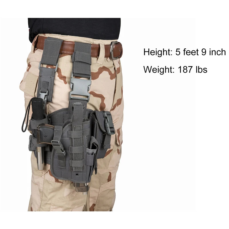 Tactical Leg Gun Holster – Multi-Function Camouflage Hunting Gear