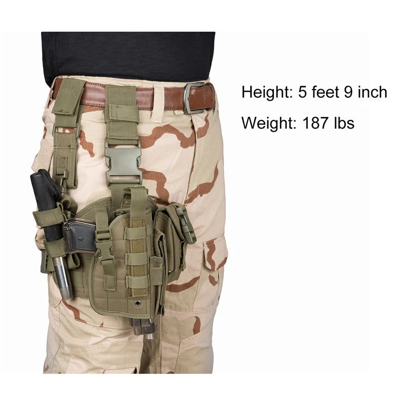 Tactical Leg Gun Holster – Multi-Function Camouflage Hunting Gear