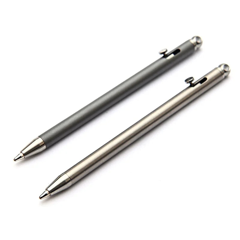 Portable Titanium Mini Pen EDC Keychain Gadget Outdoor Camping Tool - 1pc