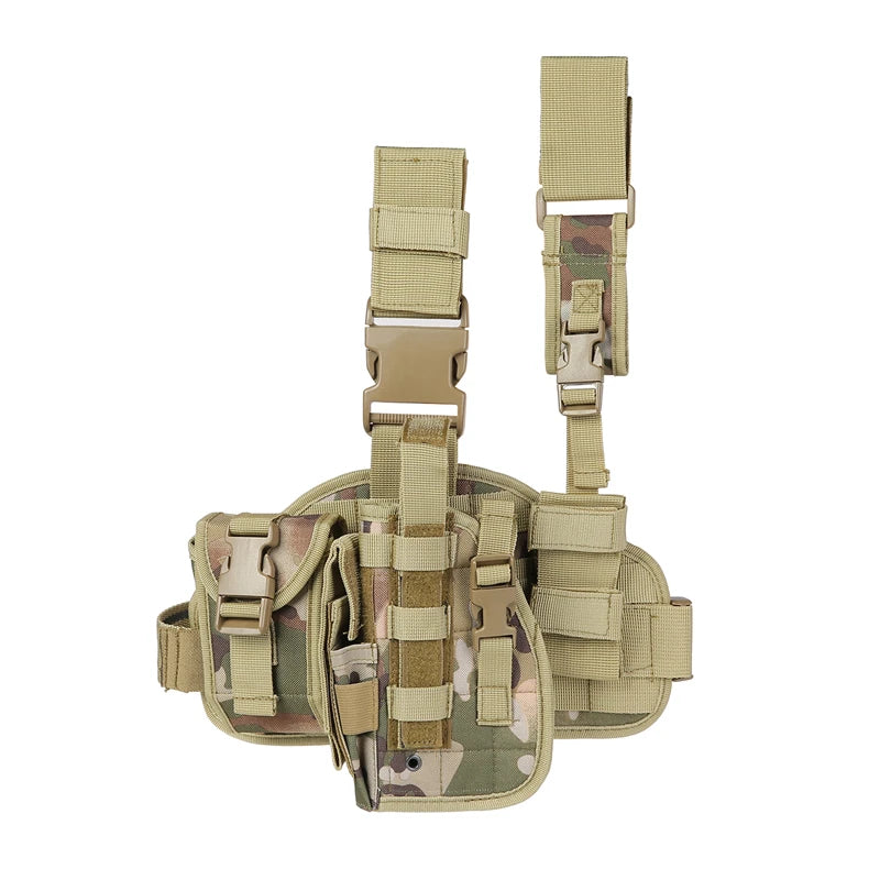 Tactical Leg Gun Holster – Multi-Function Camouflage Hunting Gear