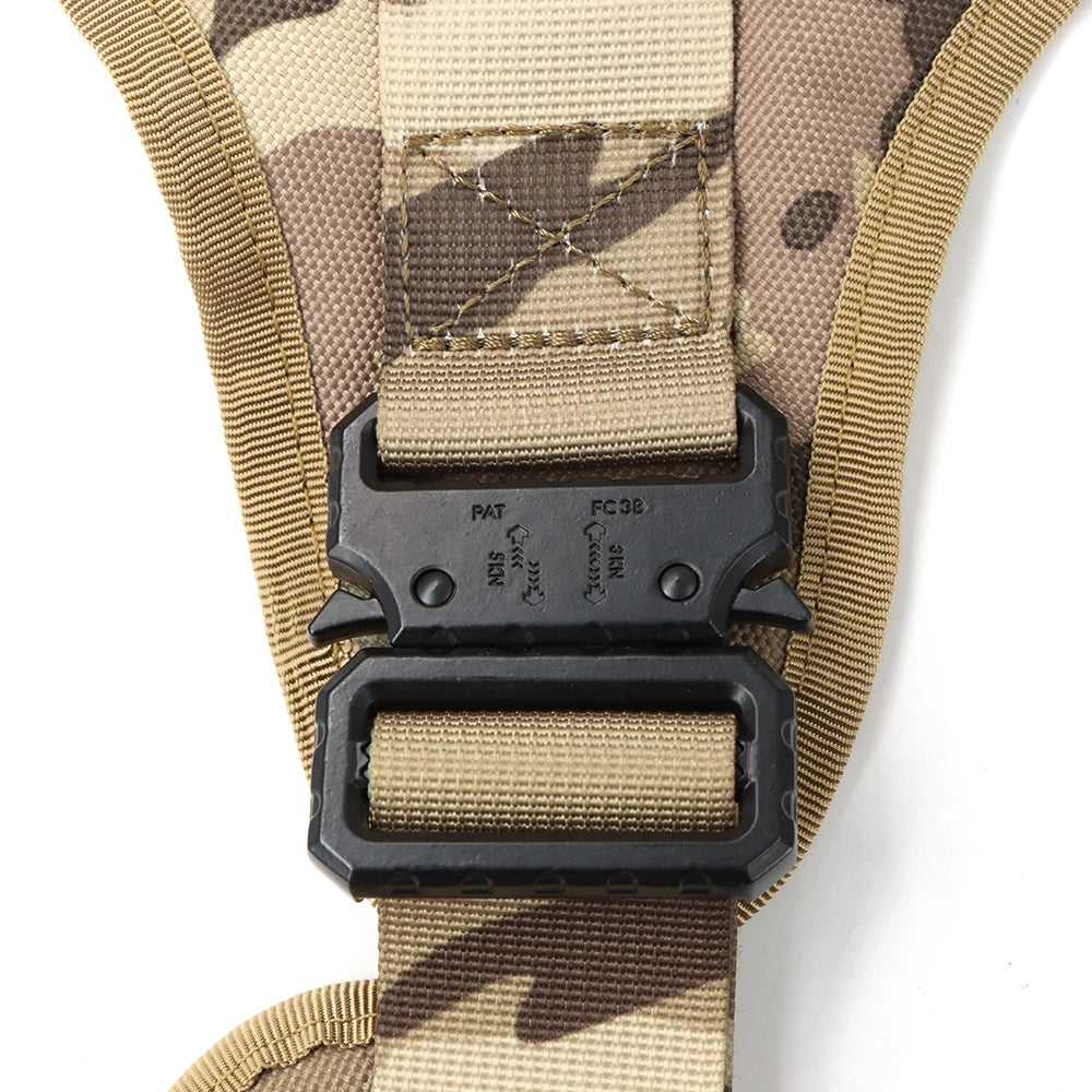 Tactical Dog Harness and Leash Set for Large Dogs – No Pull Military Vest