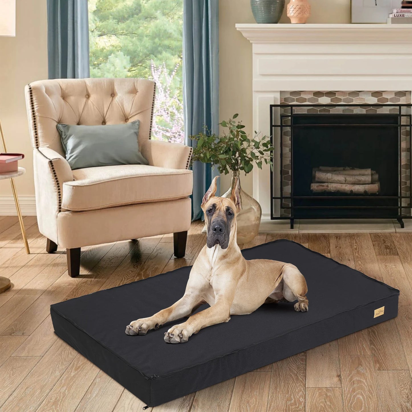 Orthopedic Dog Bed for Large Dogs – Waterproof, Non-Slip, and Machine Washable