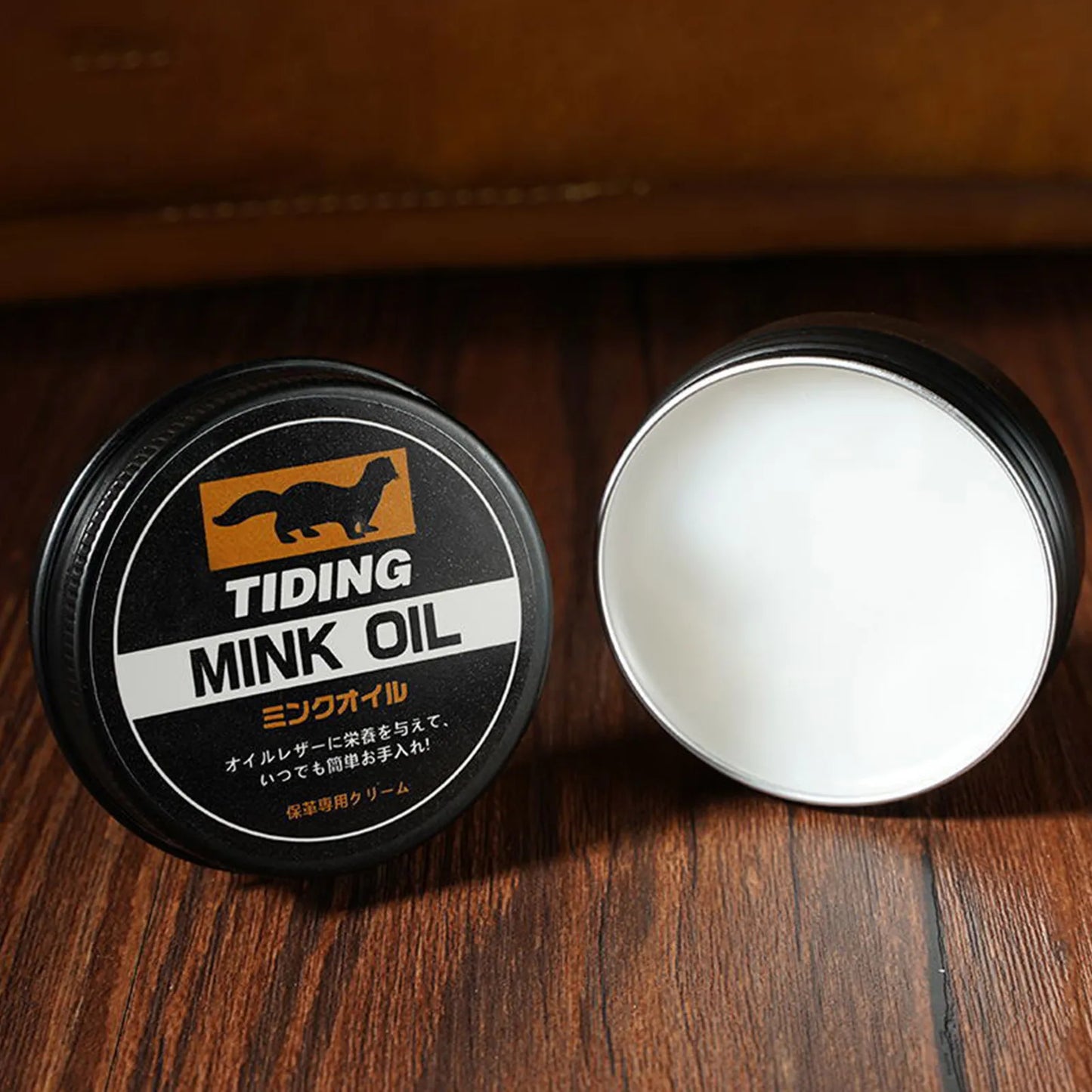 Leather Mink Oil Cream - Conditioner, Cleaner, & Leather Care Maintenance