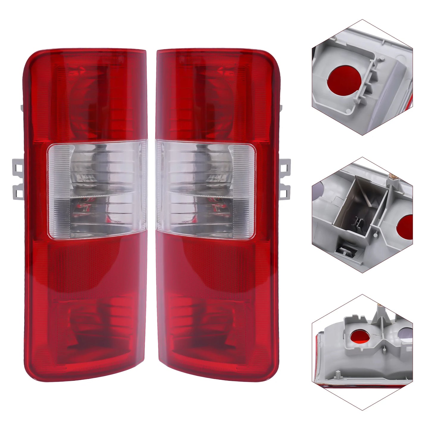 [Left or Right] Rear Tail Lights for 2010-2013 Ford Transit – Red Lamp Assembly