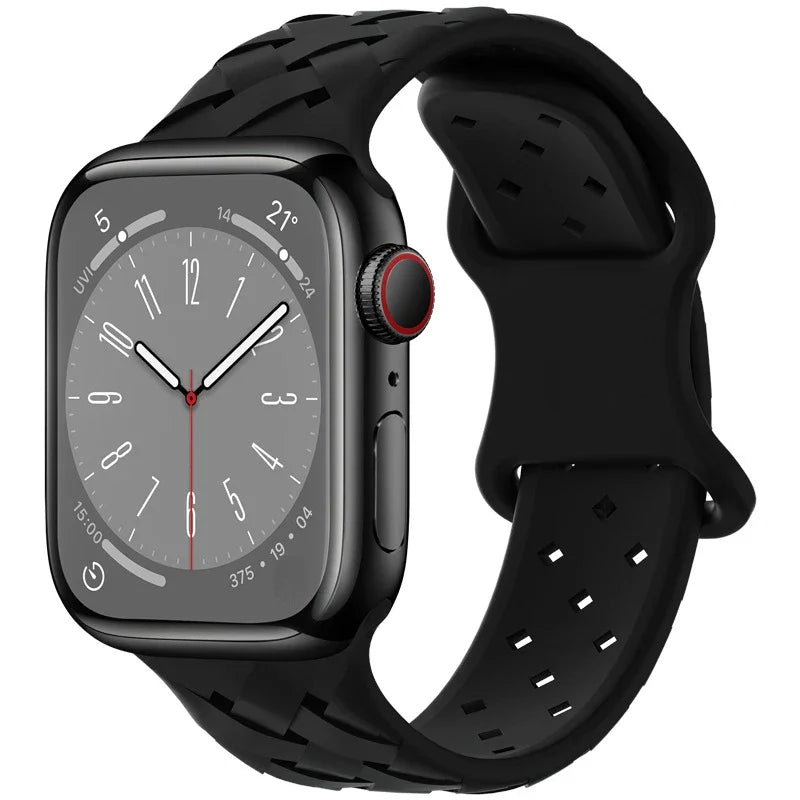 Sport Silicone Strap for Apple Watch Ultra 38mm-49mm Woven Loop Band