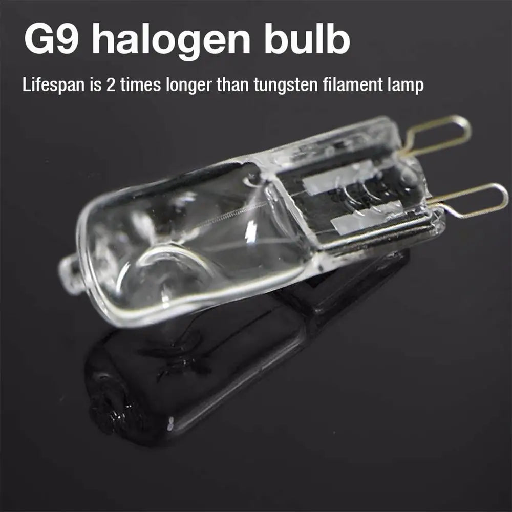 G9 Oven Halogen Bulb - 40W High-Temperature Resistant Light for Ovens, Refrigerators, Fans