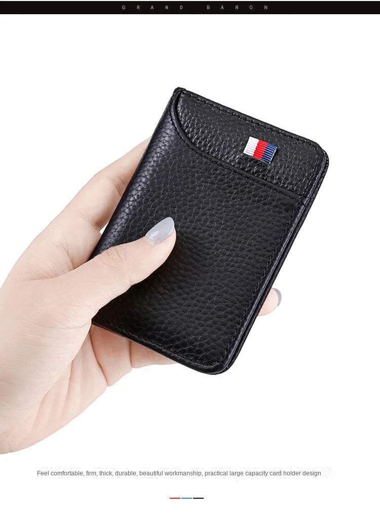 Men's RFID Blocking Card Holder – Compact & Stylish Wallet