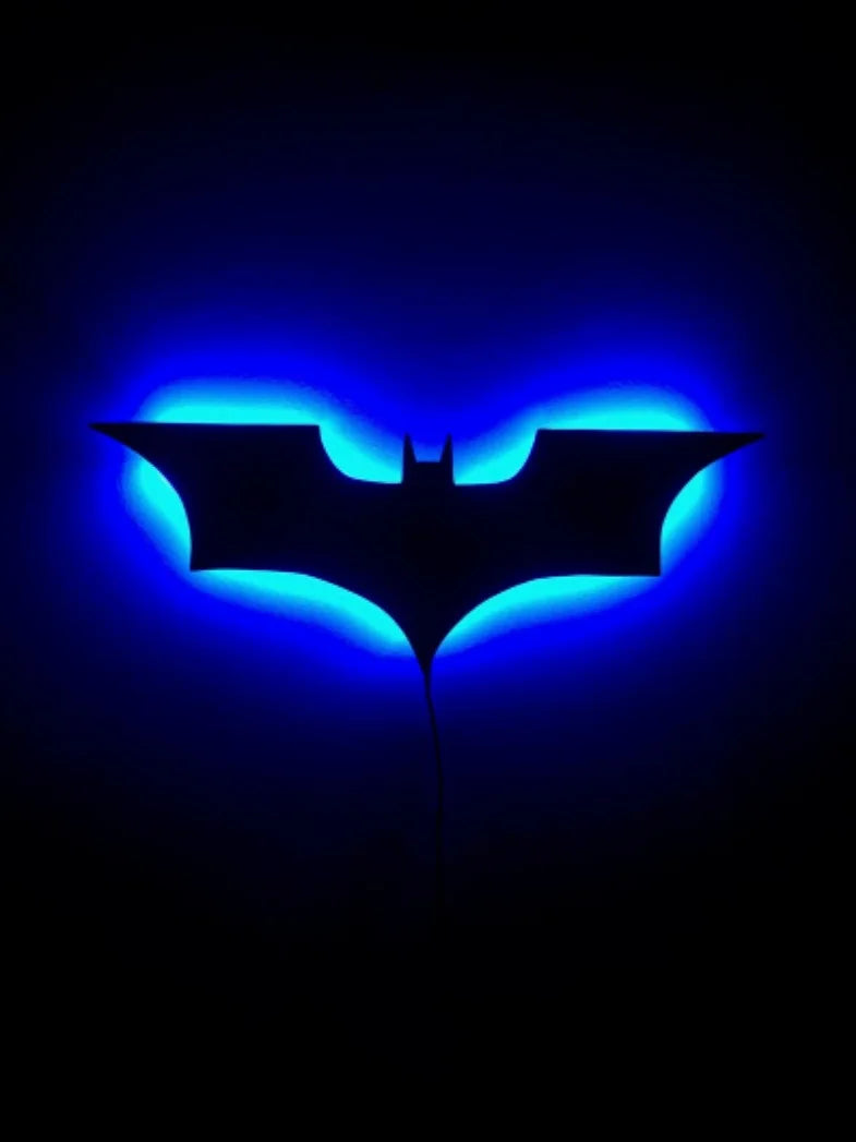 ZK50 Bat Wing LED Night Light, Remote Control, 16 Colors, Wall-Mounted