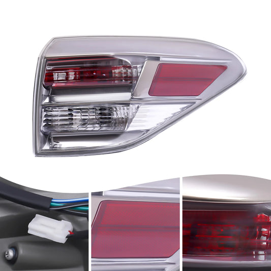 Right Passenger Halogen Tail Light for 2010-2012 Lexus RX350 – Chrome Housing