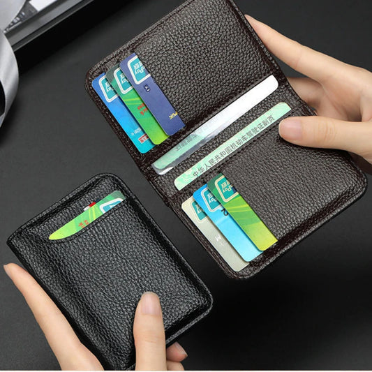 Men's RFID Blocking Card Holder – Compact & Stylish Wallet