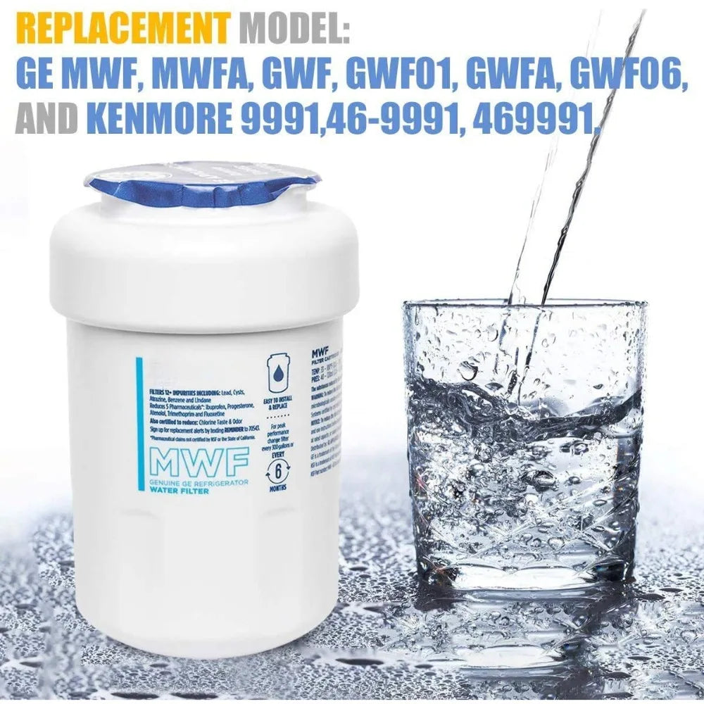 MWF Refrigerator Water Filter Replacement for GE MWFP MWFA GWF06 46-9991 46-9996