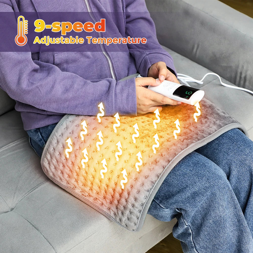 Electric Heating Blanket Washable Soft Thermal Pad for Winter 22"x11"