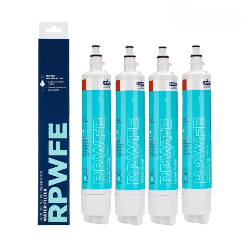 GE RPWFE Compatible Refrigerator Water Filter Replacement for RPWF, RWF1063, WSG-4