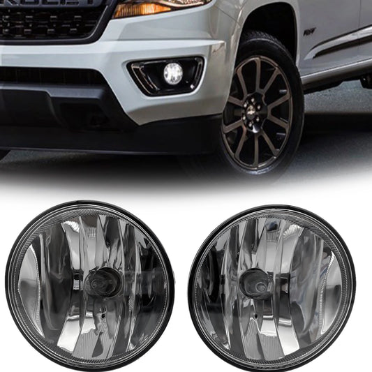 Front Fog Lights Kit for 2021-2022 Chevy Colorado with Wiring, Switch & Bezels