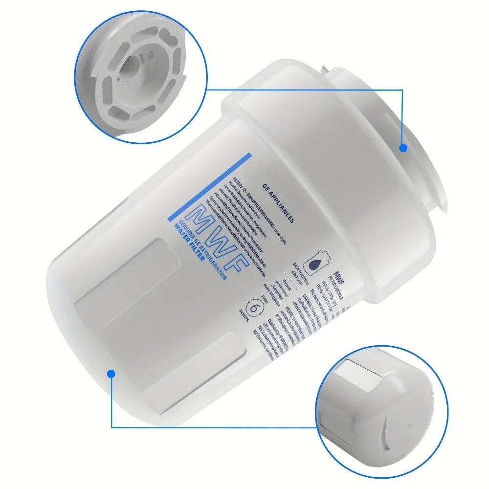 MWF Refrigerator Water Filter Replacement for GE MWFP MWFA GWF06 46-9991 46-9996