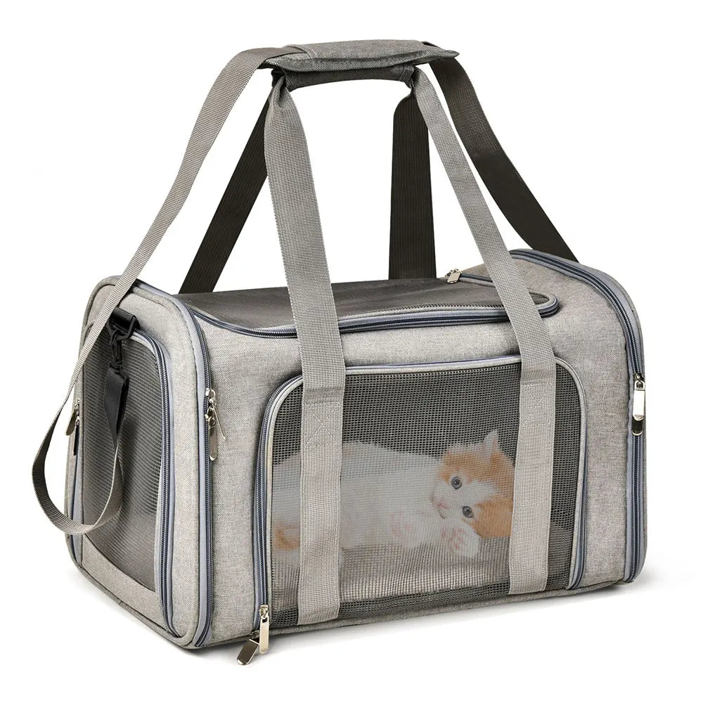 Airline Approved Soft-Sided Pet Carrier for Small Dogs & Cats – Travel Bag