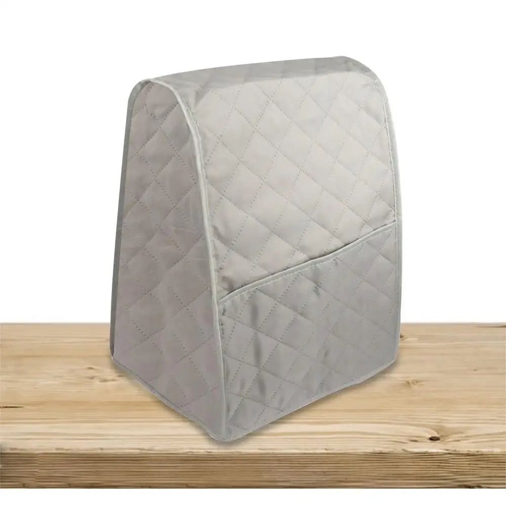 Dustproof Stand Mixer Cover - Quilted Kitchen Aid Mixer Cover w/ Pockets