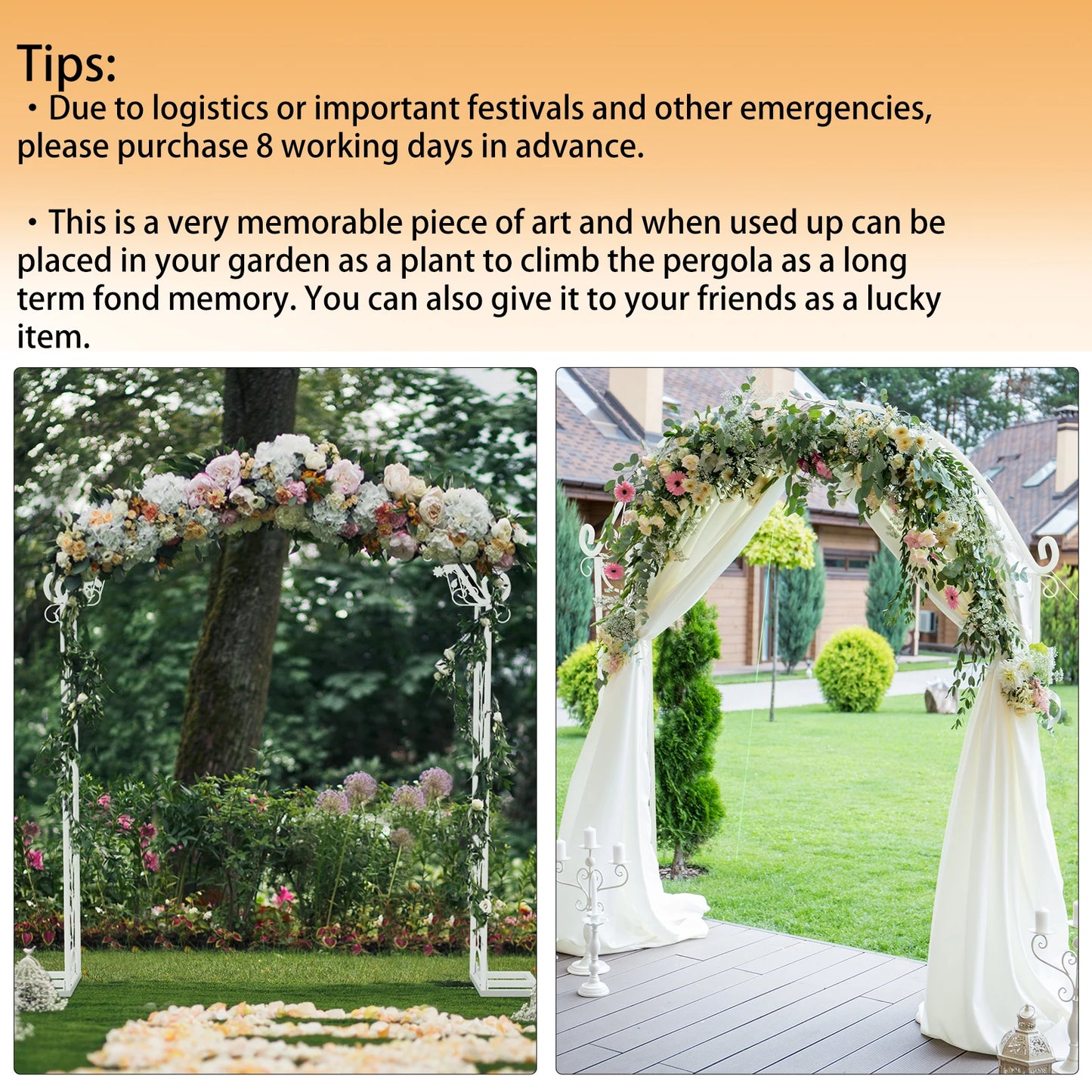 Glam Wedding Arch Stand – Elegant Backdrop for Weddings and Events