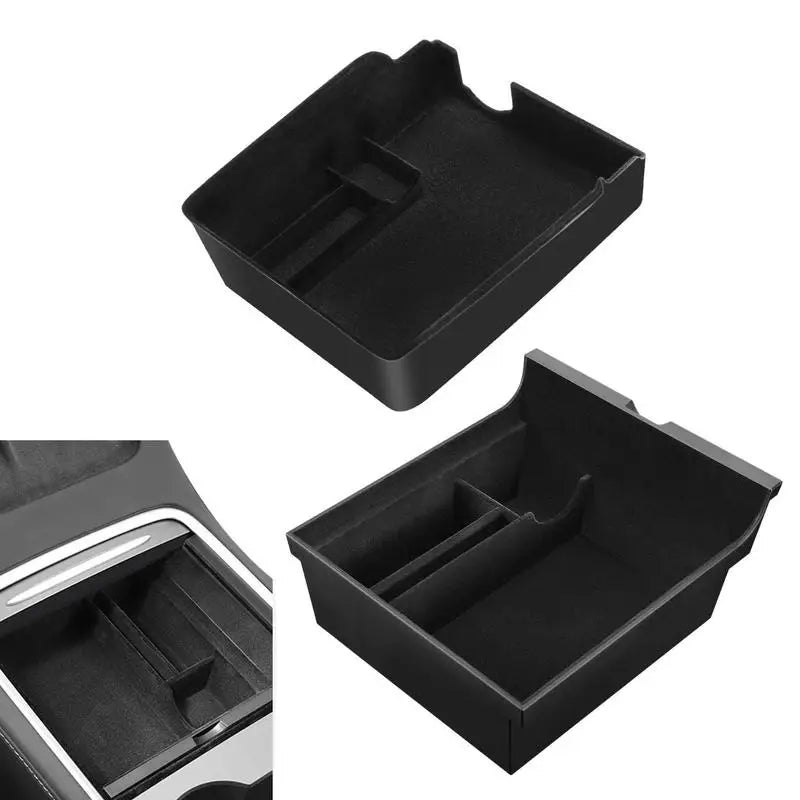 Tesla Model 3/Y 2021-2022 Center Console Storage Box with Cup Holder Organizer