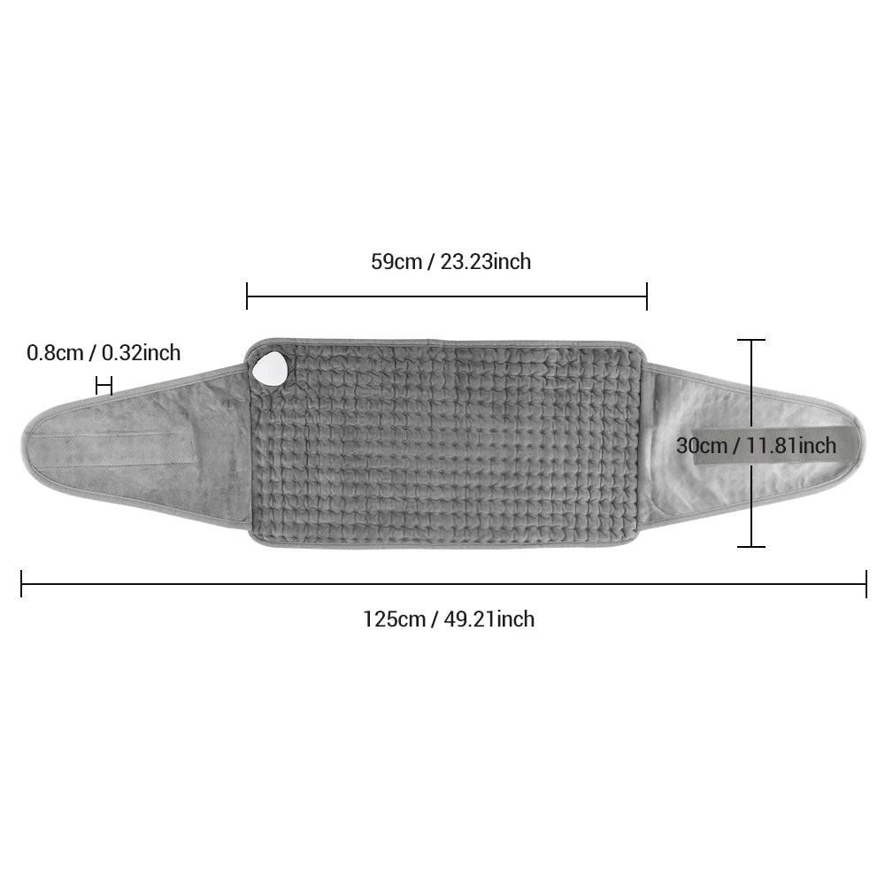 Electric Heating Pad with Adjustable Temperature & Timer, Soft Thermal Blanket