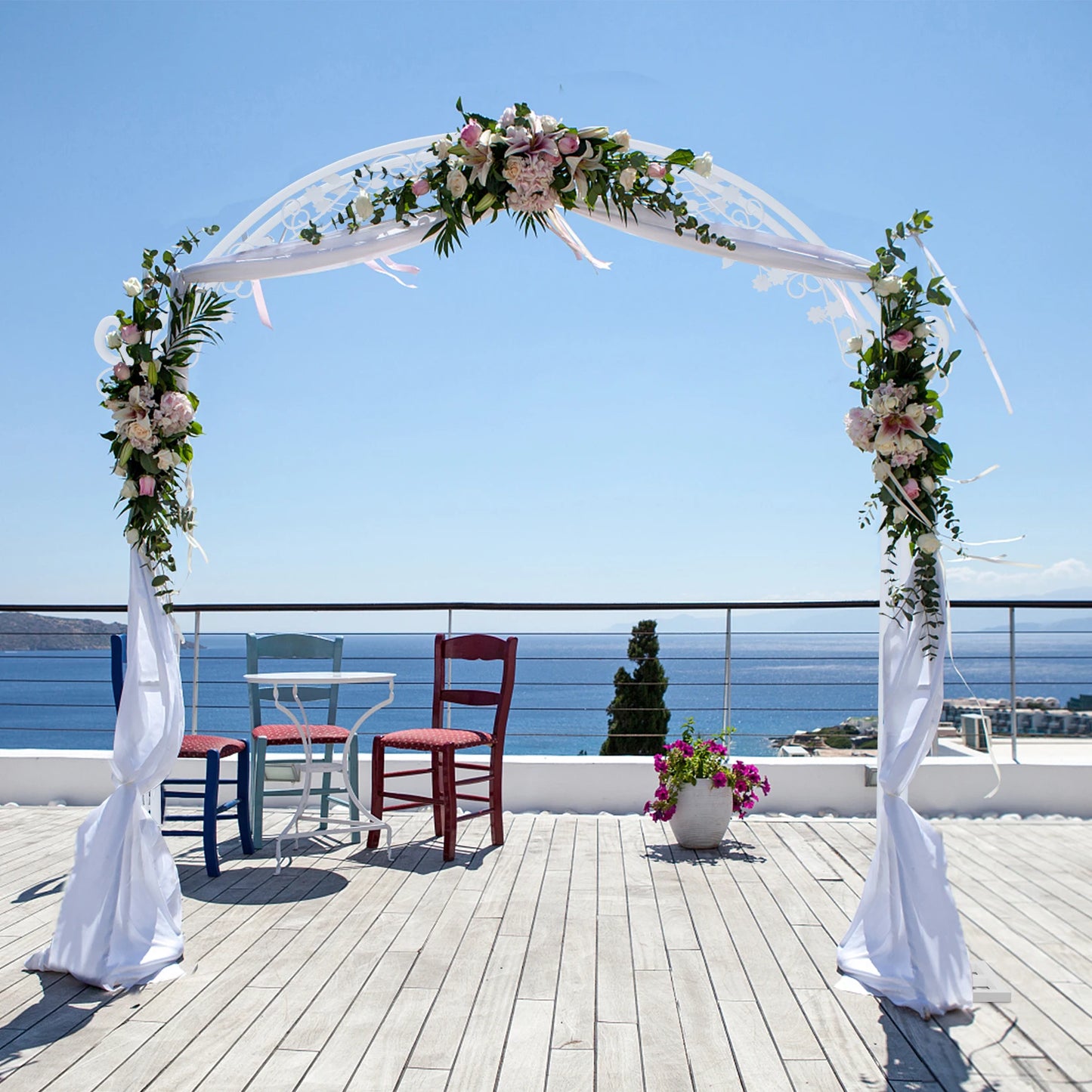 Glam Wedding Arch Stand – Elegant Backdrop for Weddings and Events