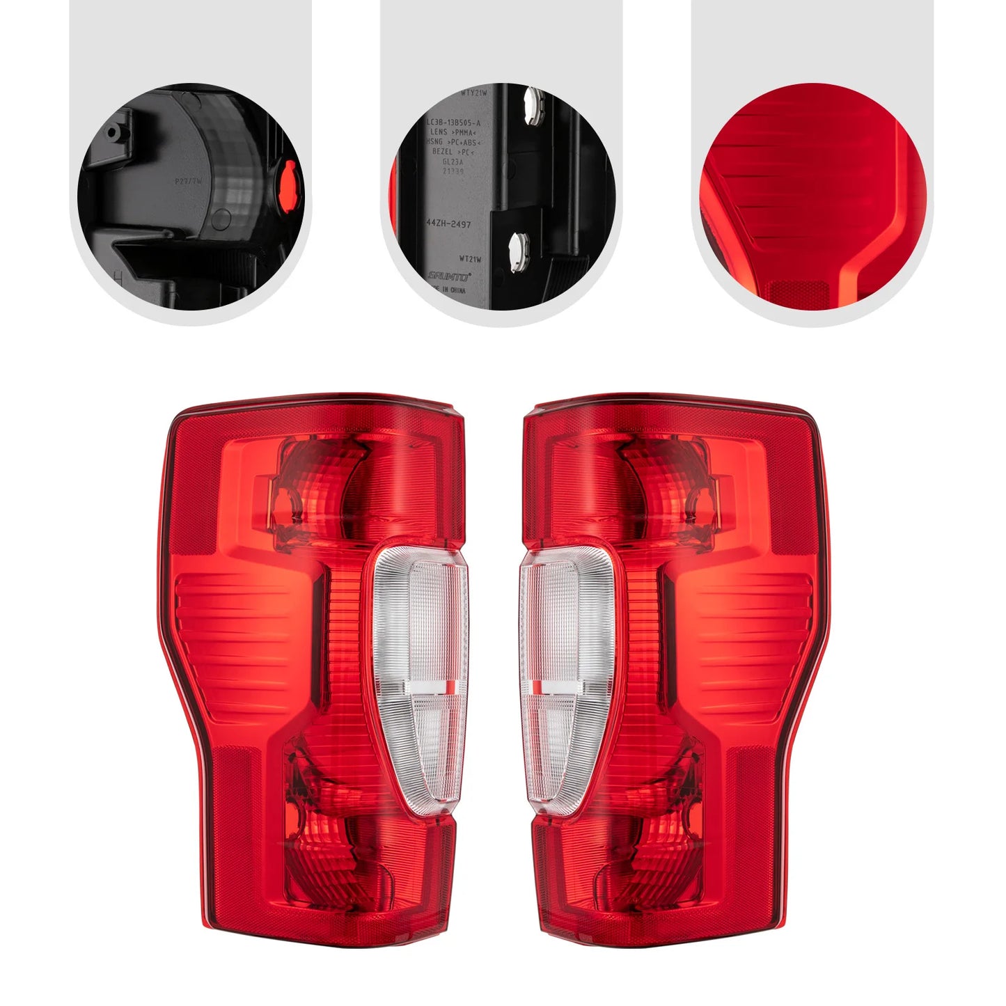 Left & Right Tail Light for 2020-2022 Ford F-250/F-350 Super Duty IP67