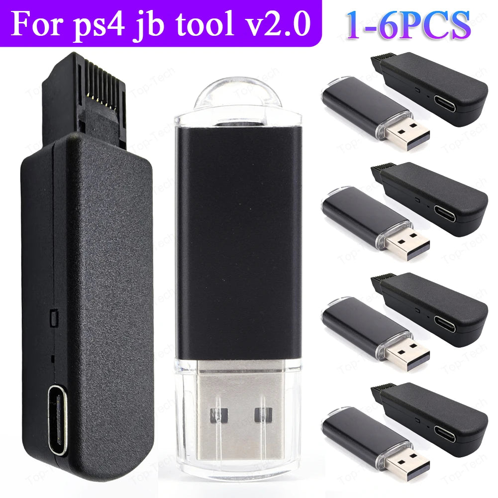 One-Key JB Tool Mod Kit for PS4/PS4 Pro/PS4 Slim 9.0-11.0, USB Dongle with Type-C Cable