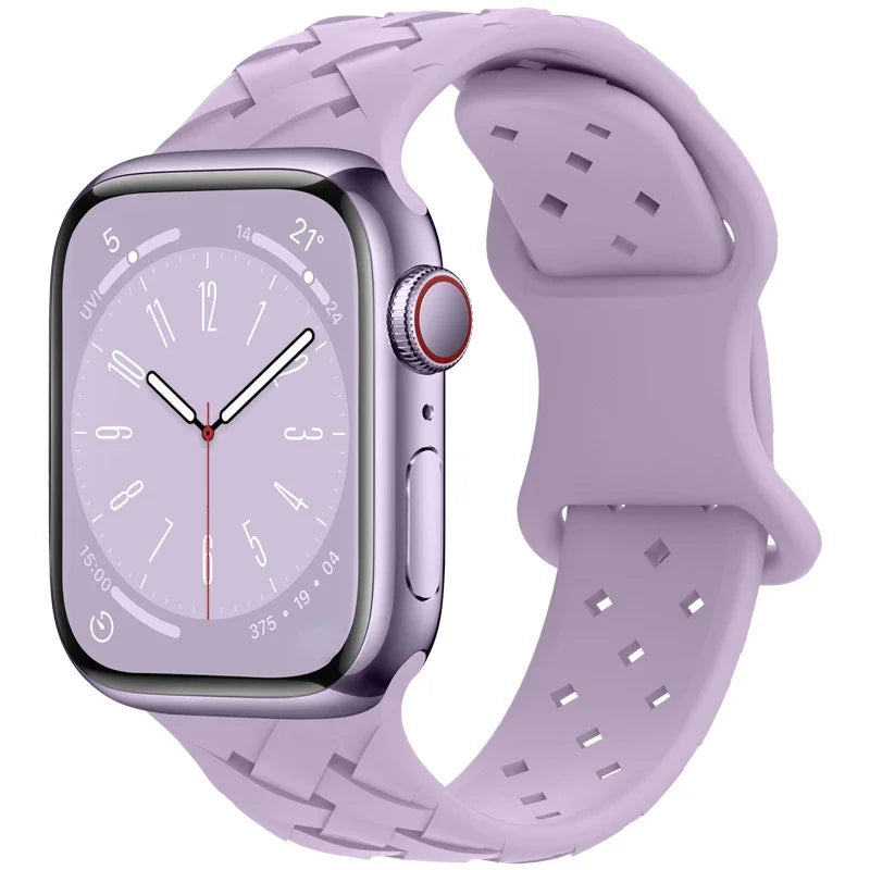 Sport Silicone Strap for Apple Watch Ultra 38mm-49mm Woven Loop Band