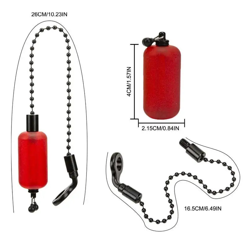 Carp Fishing Bite Alarm Swinger, Acrylic Bobbins, 26cm, Portable Fishing Tool