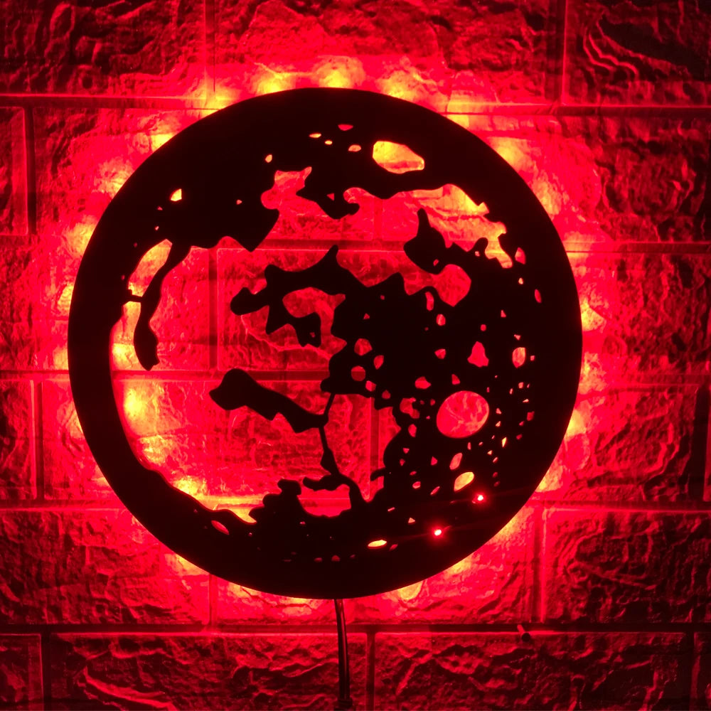 ZK50 Modern Hollow Dragon LED Wall Lamp with Remote, USB Plug, 16 Colors