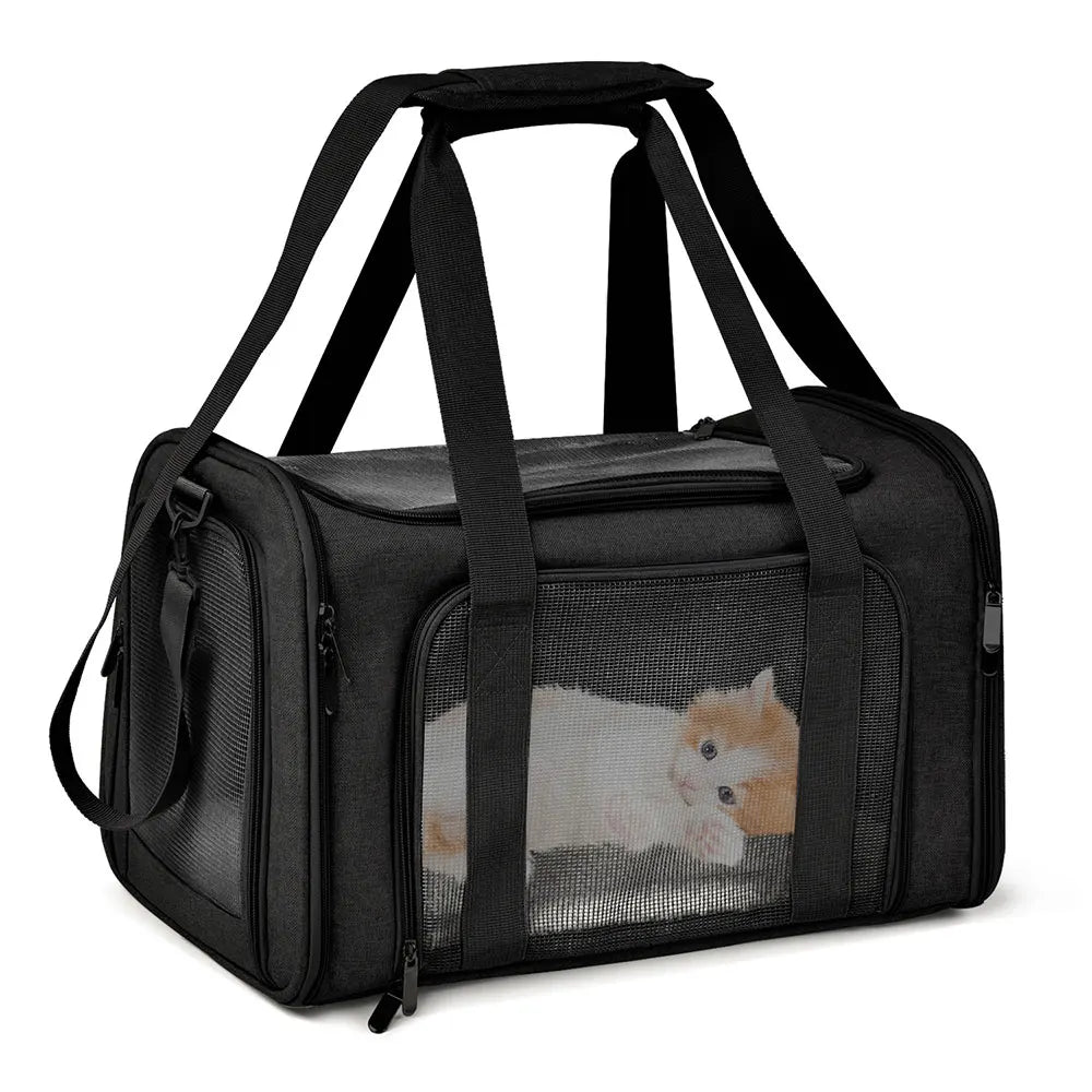 Airline Approved Soft-Sided Pet Carrier for Small Dogs & Cats – Travel Bag