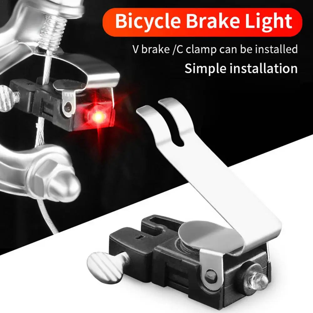 Mini Bike Brake Light, High Brightness LED, Automatic Brake Sensing, IPX5