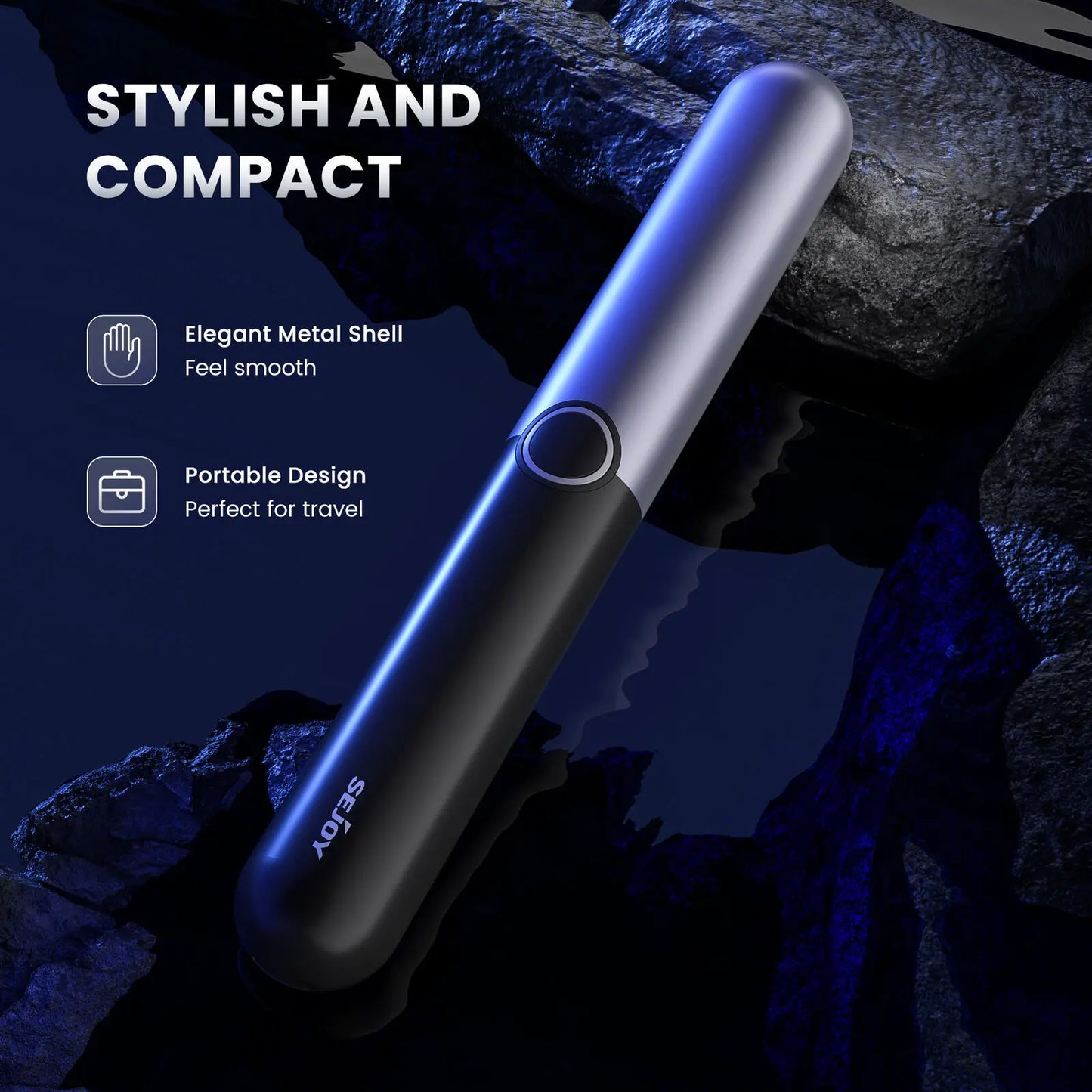 Portable 2-IN-1 Nose & Ear Hair Trimmer Rechargeable Electric Trimmer